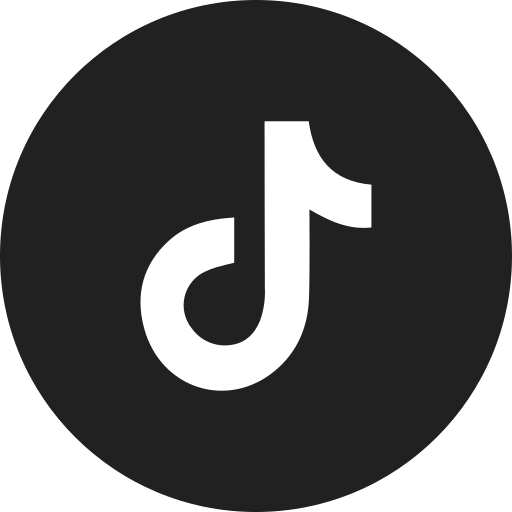 Image of the TikTok logo to follow them on said network
